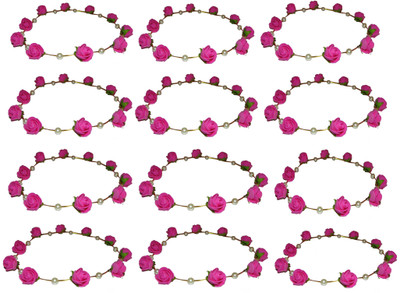 

CHINKU Combo of Pink Floral Tiara Head Band(Pink)