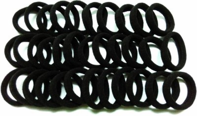 

Glorist Black Soft Rubber Band (Black) Hair Band(Black)