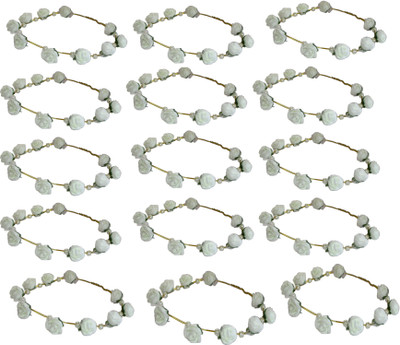 

GLOW Combo of White Floral Tiara Head Band(White)