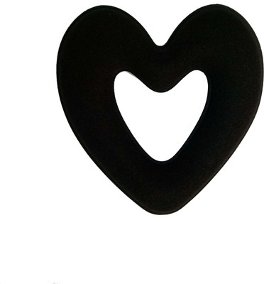 

bella hararo Heart Shape Donut Bun(Black)