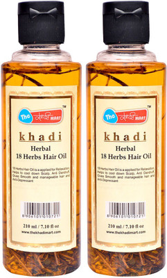 

Khadi Mart Herbal 18 Herbs Hair Oil(420 ml)