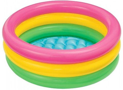 INTEX 2 Feet Sunset Glow Baby Pool Inflatable Swimming Pool(Multicolor)