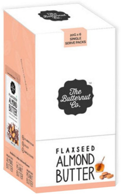 

The Butternut Co. Flaxseed Almond Butter - Sachet (Box of 6) 20 g(Pack of 6)