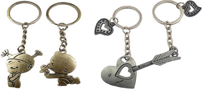 

Blooming Box Romantic Couple combo Key Chain