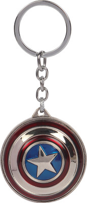 Fantastiqo Marvel Avengers Super Hero Captain America Rotating Shield Key Chain