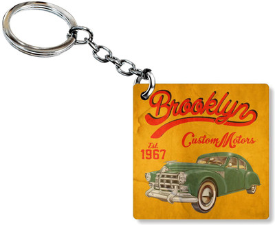 

Diagon Alleys Brooklyn Custom Motor Design Key Chain