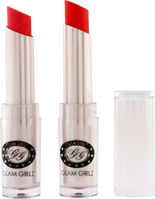 

Glam Girlz Matte Lipstick-Combo(07&12)(Deep Rose Pink, Orange Red)
