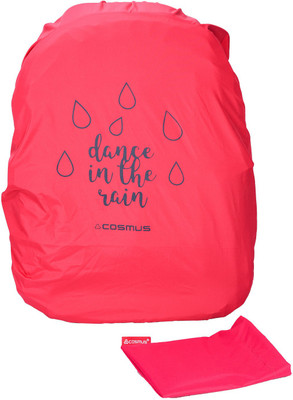 

Cosmus Rain cover Rain Dance Pink Rain & Dust Cover with Pouch for Laptop Bags and Backpacks Luggage Cover(Medium, Pink)