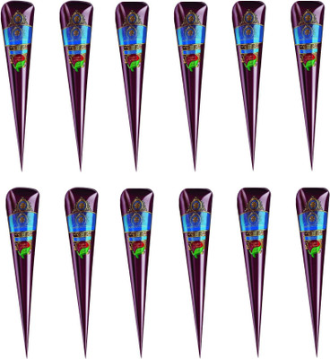 

KIDLAND Heena Super Herbal High Quality Mehendi Cone (12 Pcs ) Natural Mehendi(Pack of 12)