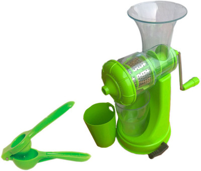 

Ambition Pro (+) Green With Lemon Squeezer ( Free ) W 0 W Juicer(Green, 1 Jar)