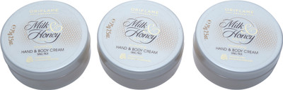 

Oriflame Sweden MILK & HONEY GOLD HAND & BODY CREAM (SMALL PACK) (PACK OF 3)(75 g)