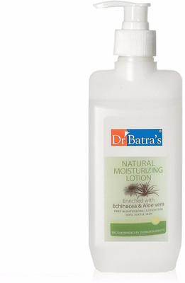 

Dr. Batra's Natural Moisturizing Lotion Enriched With Echinacea & Aloe Vera Deep Moisturizing Lotion For Soft, Supple Skin(400 ml)