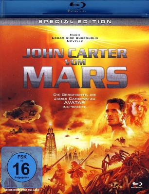 

John Carter of Mars blu-ray region B(Blu-ray English)