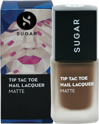 

Sugar Tip Tac Toe Nail Lacquer 053 Bow Brown (Deep�Taupe�Matte)