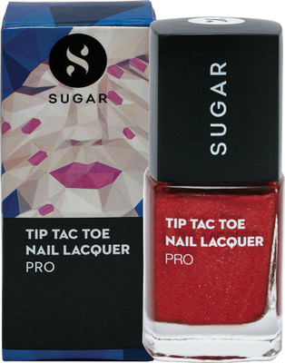 

Sugar Tip Tac Toe Nail Lacquer 061 Rise from the Red (Red Foil)