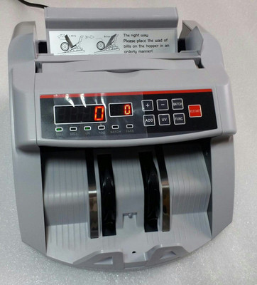 

DRMS STORE CURRENCY COUNTING MACHINE LED DISPLAY DOUBLE MG WITH FAKE NOTE DETECTION Note Counting Machine(Counting Speed - 1000 notes/min)