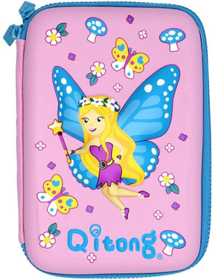 

Shopat7 1 ANGEL Art Artificial Leather Pencil Box(Set of 1, Pink)