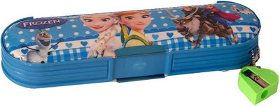 

The Viyu Box Box Frozen Art Plastic Pencil Box(Set of 1, Blue)