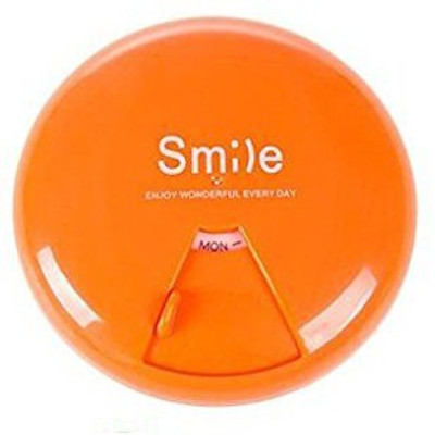 

Way Beyond 7 Days Organiser, Easy to carry , Portable Pills Organiser, Pill Box(Orange)