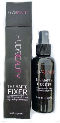 

Huda Beauty MATTE MAKEUP FIXER FACE SPRAY FOR ALL SKIN TYPES(for long lasting makeup) Primer - 60 ml(TRANSPARENT)