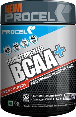 

PROCEL 100% Fermented BCAA+ 53 Serving BCAA(400 g, Fruit Punch)