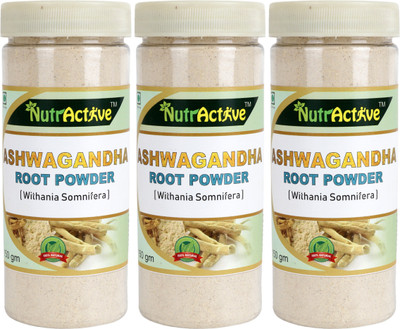 

NutrActive NutrActive Ashwagandha Powder (Withania Somnifera) Plant-Based Protein(450 g, Bitter)