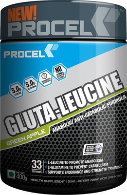 

PROCEL GLUTA-LEUCINE 33 serving - Glutamine(400 g, Green Apple)