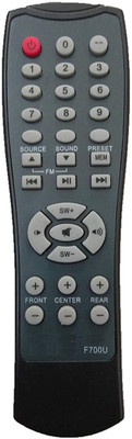

LipiWorld F700U System Remote Control Compatible for F & D Home Theater Remote Controller(Black)