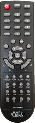 

LipiWorld HT 11 ZEBRONICS Home Theater with USB System Remote Control Compatible for ZEBRONICS Home Theater Remote Controller(Black)