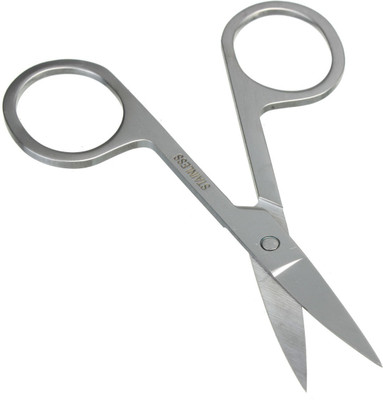 cge Small Scissor,Straight Scissors Steel for Moustache/Beard Trimming/Hair Scissors(Set of 1, multiclour)