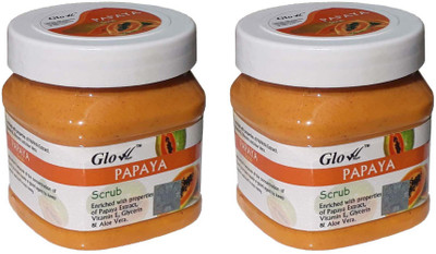 

Glow Right PAPAYA SCRUB 2 Pack of 500ml Scrub(1000 ml)