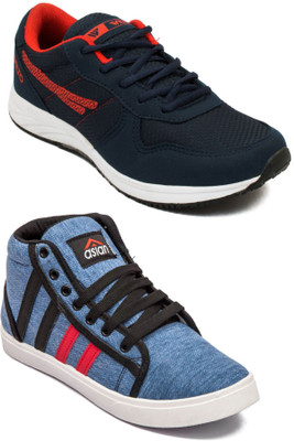 

Asian Casual shoes,Sports Shoes,Phylon Shoes,Walking shoes,Loafers,Sneakers,Traning shoes,Gym shoes, Running Shoes For Men(Multicolor