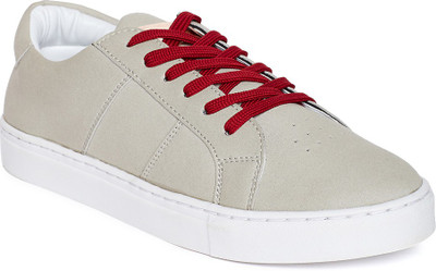 

DOC Martin Grey Bravo Suede Canvas Shoes For Men(Natural