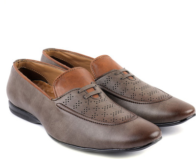 

AORFEO Leather crafted X Loafers For Men(Brown, Bronze, Purple