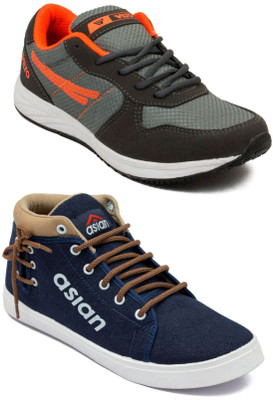 

Asian Casual shoes,Sports Shoes,Phylon Shoes,Walking shoes,Loafers,Sneakers,Traning shoes,Gym shoes, Running Shoes For Men(Multicolor