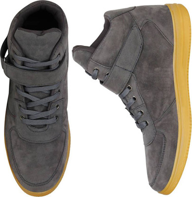 

Johnnie Boy suede highankle sneaker Sneakers For Men(Grey
