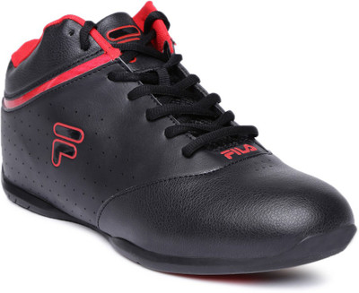 

Fila Fila Men Black Ankle Length Sneakers FILA RISE Casuals For Men(Black, Red