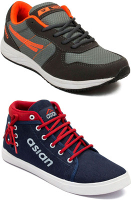 

Asian Casual shoes,Sports Shoes,Phylon Shoes,Walking shoes,Loafers,Sneakers,Traning shoes,Gym shoes, Running Shoes For Men(Multicolor
