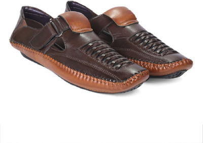 

Red Rose Loafers For Men(Brown