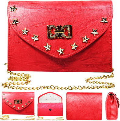 

Adbeni Women Casual, Evening/Party Red PU Sling Bag