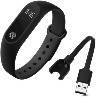 

RHONNIUM ™ Fitness Tracker with Heart Rate Monitor - Bluetooth 4.0 M2 Smart Fitness Wristbands, Activity Tracker, Pedometer, Sleep Monitor, IP67 Fitness Bracelet(Black Strap, Size : Free Size), Charcoal black