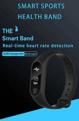 

RHONNIUM ™ Fitness Tracker with Heart Rate Monitor - Bluetooth 4.0 M2 Smart Fitness Wristbands, Activity Tracker, Pedometer, Sleep Monitor, IP67 Fitness Bracelet, Calling/SMS, Find Phone(Black Strap, Size : Free Size), Jacket black