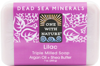 

One With Nature Dead Sea Minerals Triple Milled Bar Soap Lilac(198 g)