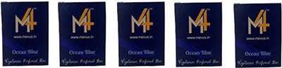 M4 Mevus Ocean blue beauty soap Pack of 5 (Mevus-014)(500 g, Pack of 5)