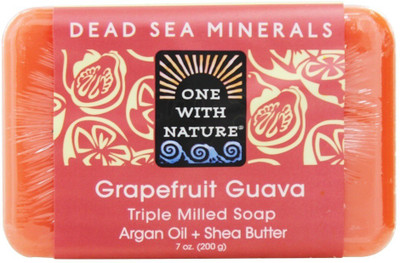 

One With Nature Dead Sea Minerals Triple Milled Bar Soap Grapefruit Guava(198 g)