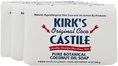

Kirk's Natural Original Coco Castile Pure Botanical Coconut Oil Bar Soaps(113 g)