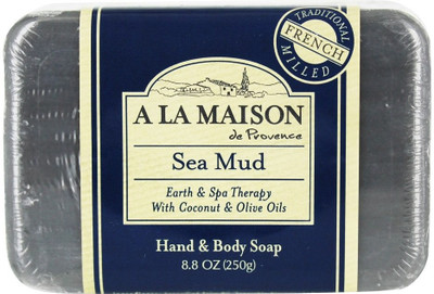 

A La Maison Traditional French Milled Hand & Body Bar Soap Sea Mud(249 g)