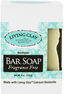 

Living Clay Handmade Bar Soap Fragrance Free(113 g)