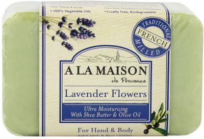 

A La Maison Traditional French Milled Bar Soap Lavender Flowers(249 g)