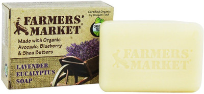 

Farmers' Market Organic Bar Soap Lavender Eucalyptus(156 g)
